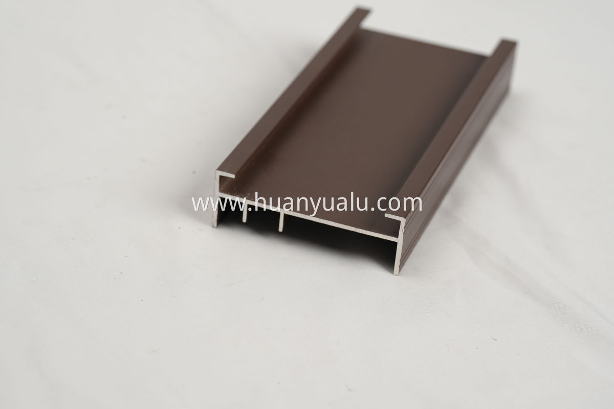 Spray painted door and window profiles